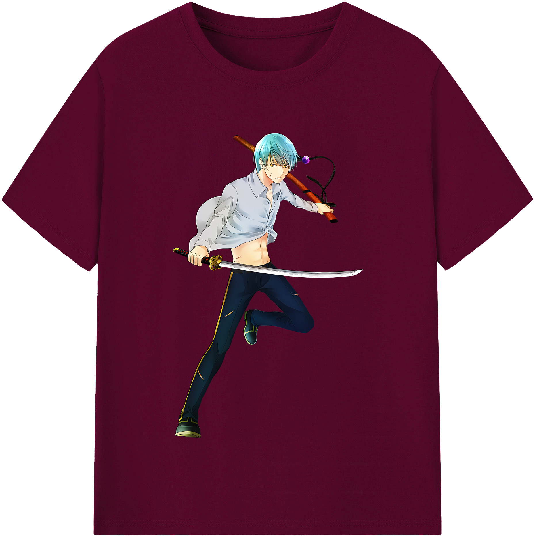 （画像用） 刀剣乱舞 Touken Ranbu レディースカジュアルプリントTシャツ（綿100％）
